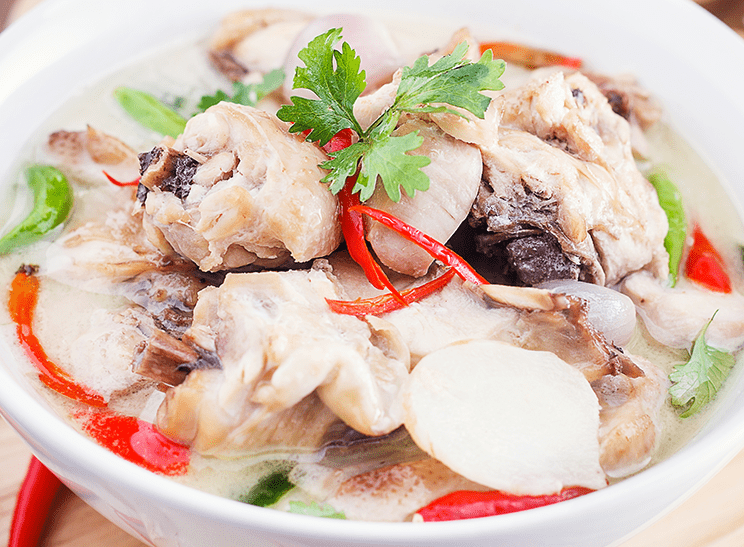 Tom Kha Gai (Chicken) Soup Recipe