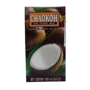 Thai coconut milk (cream UHT 500ml) by Chaokoh