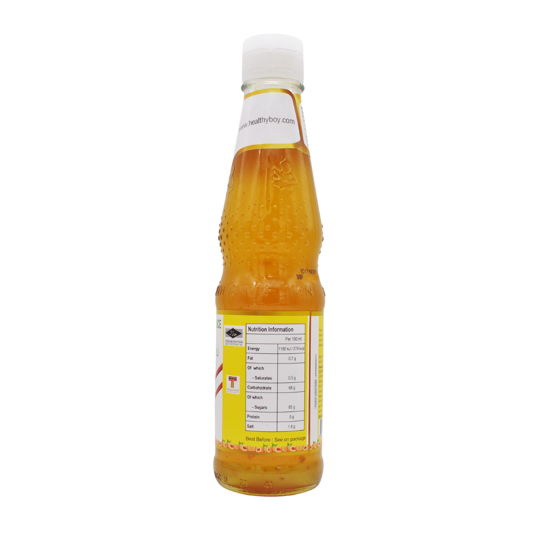 Thai Sweet and Sour Plum Sauce 300ml bottle by Healthy Boy Thai Food