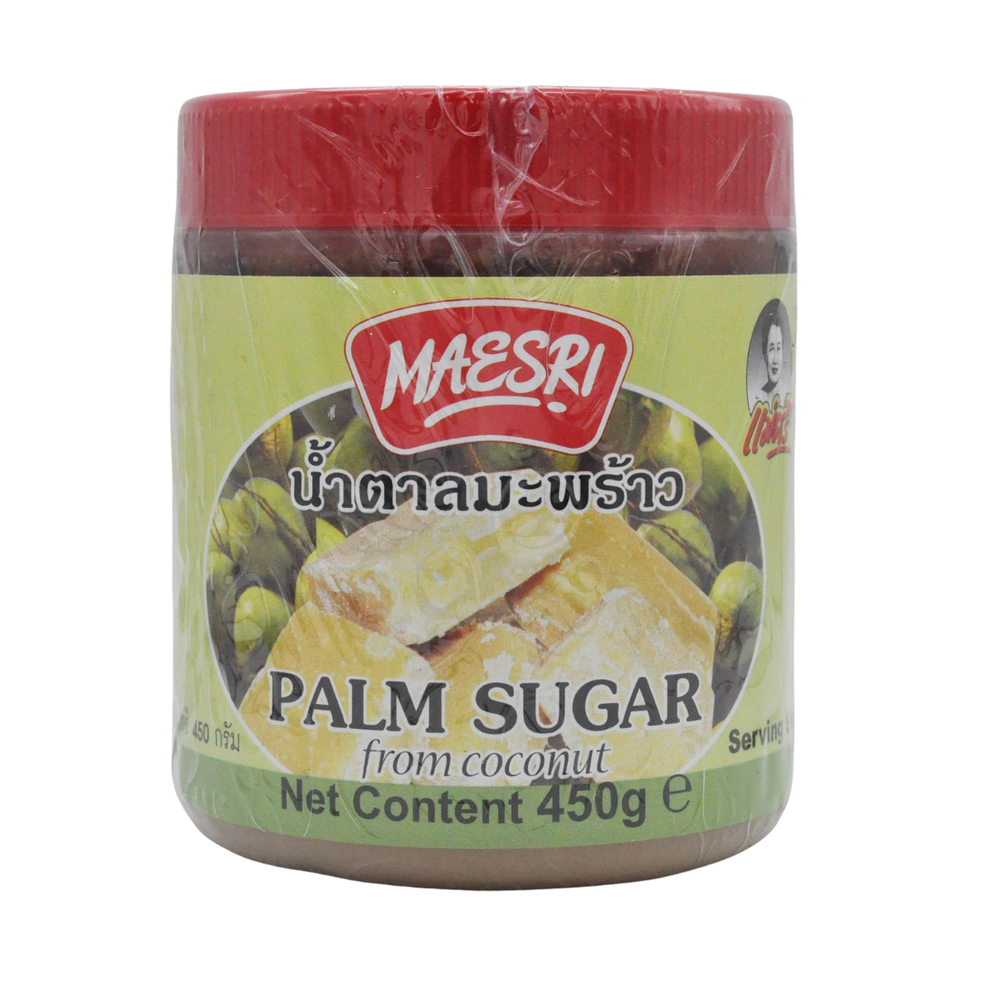 Thai Palm Sugar 450g Tub by Mae Sri Thai Food Online (authentic Thai