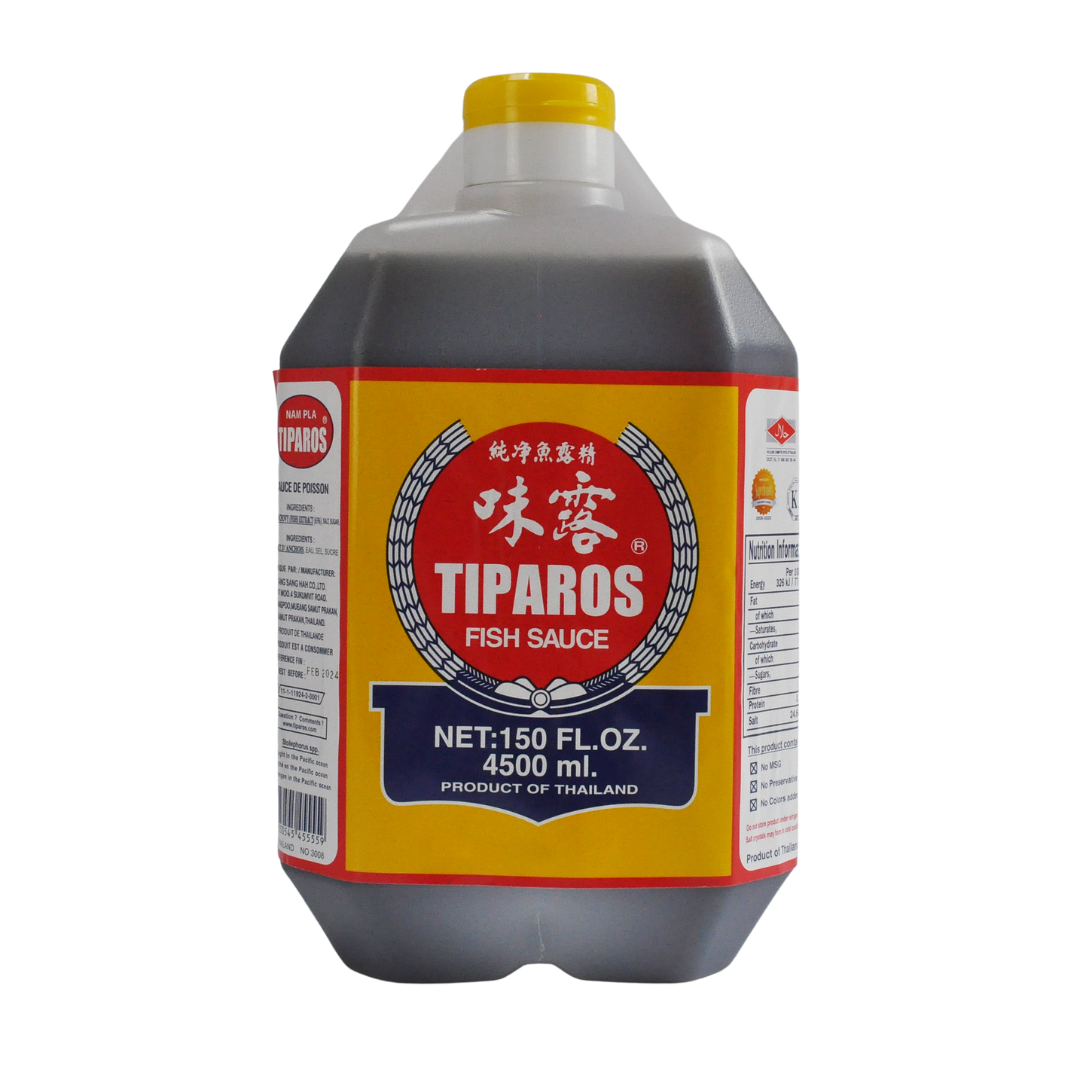 Thai Fish Sauce Nam Pla 4.5L by Tiparos Thai Food Online (authentic