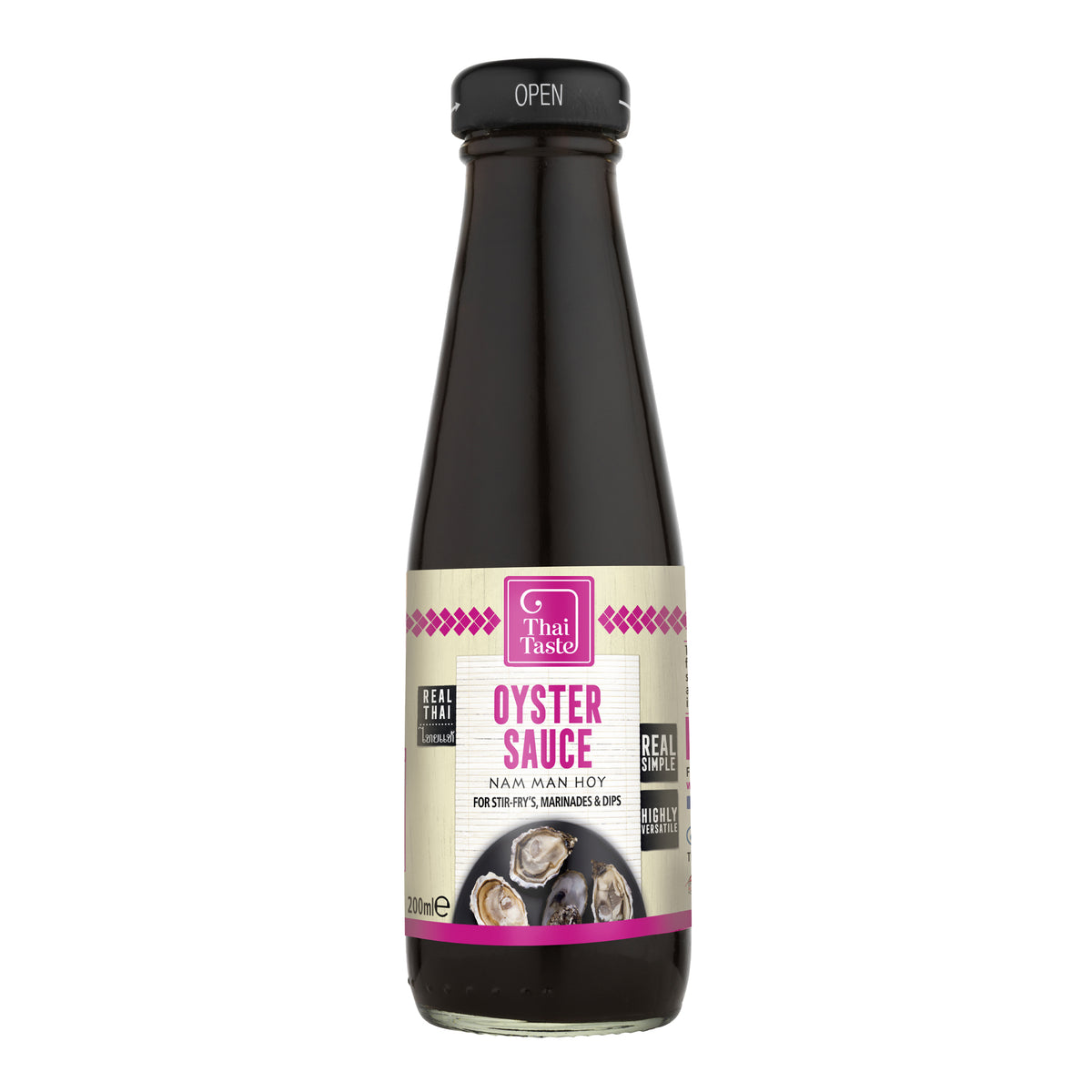 Thai Oyster Sauce (Nam Man Hoy) 200ml by Thai Taste Thai Food Online