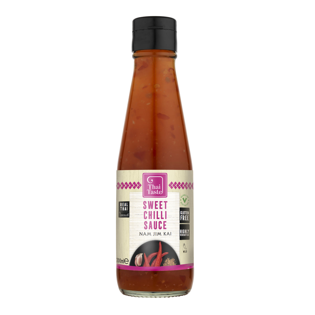 Thai Sweet Chilli Dipping Sauce (Nam Jim Kai) 200ml by Thai Taste