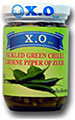 Pickled Green Chillies