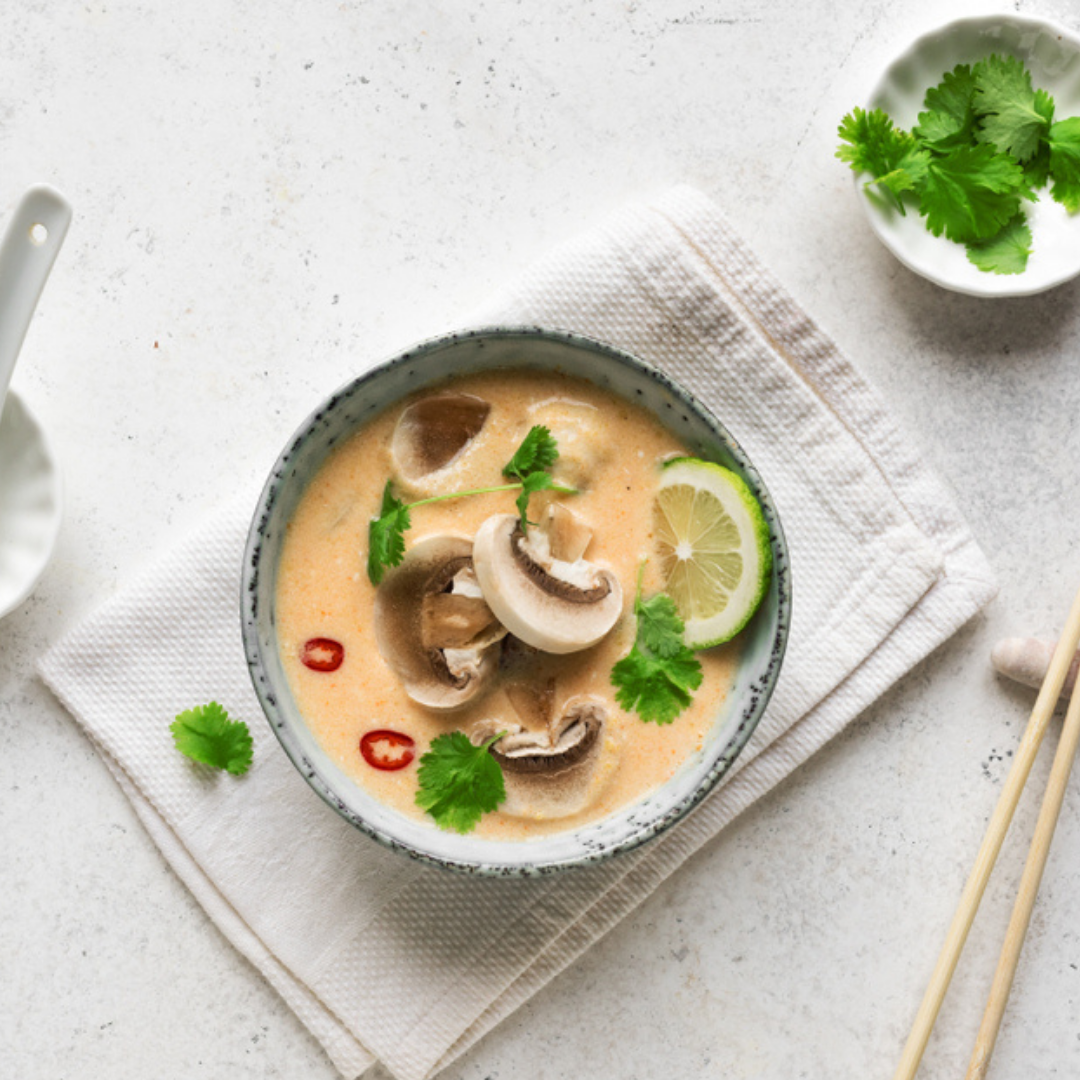 Vegan Tom Kha Soup Recipe