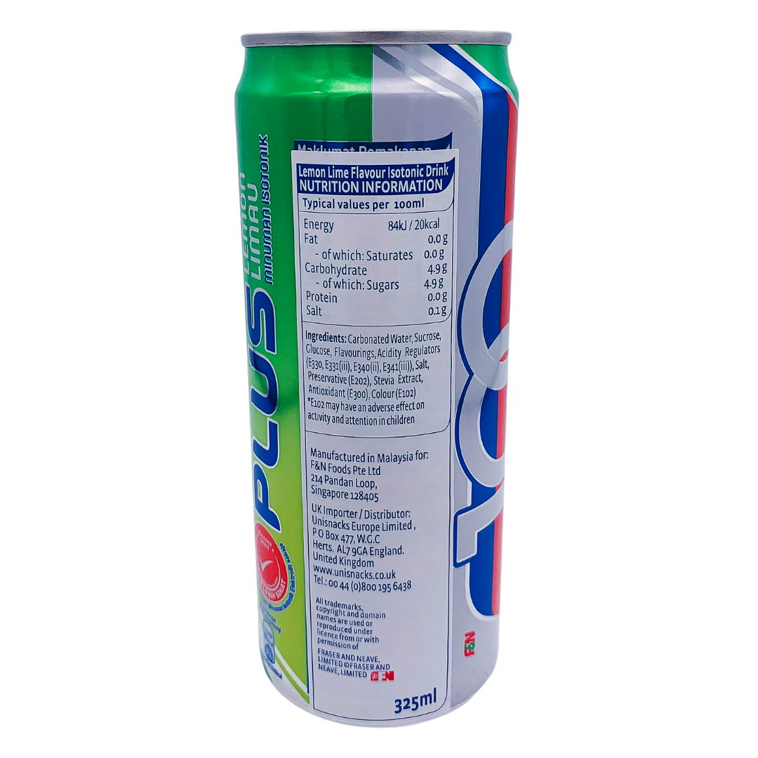 100 Plus Lemon Lime Isotonic Drink 325ml by F&N