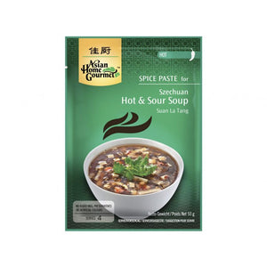 Szechuan Hot & Sour Soup Paste Packet 50g by AHG