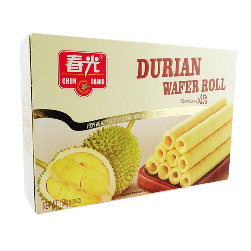 Durian Flavour Biscuit Roll 105g by Chun Guang
