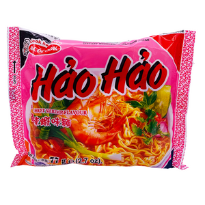 Hot and Sour Flavour Instant Noodles 77g by Hao Hao