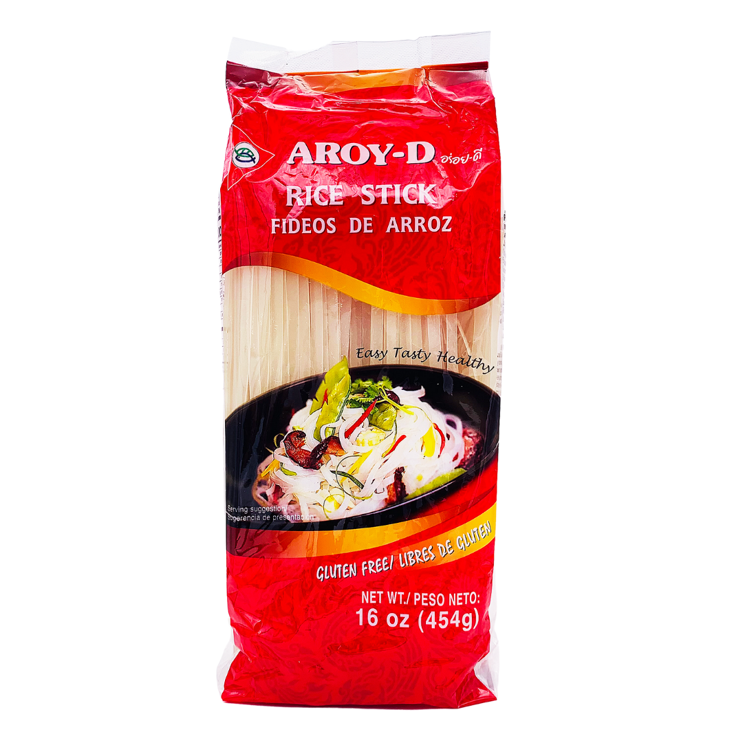 Rice Sticks 5mm L 454g by Aroy D – Thai Food Online (authentic Thai ...