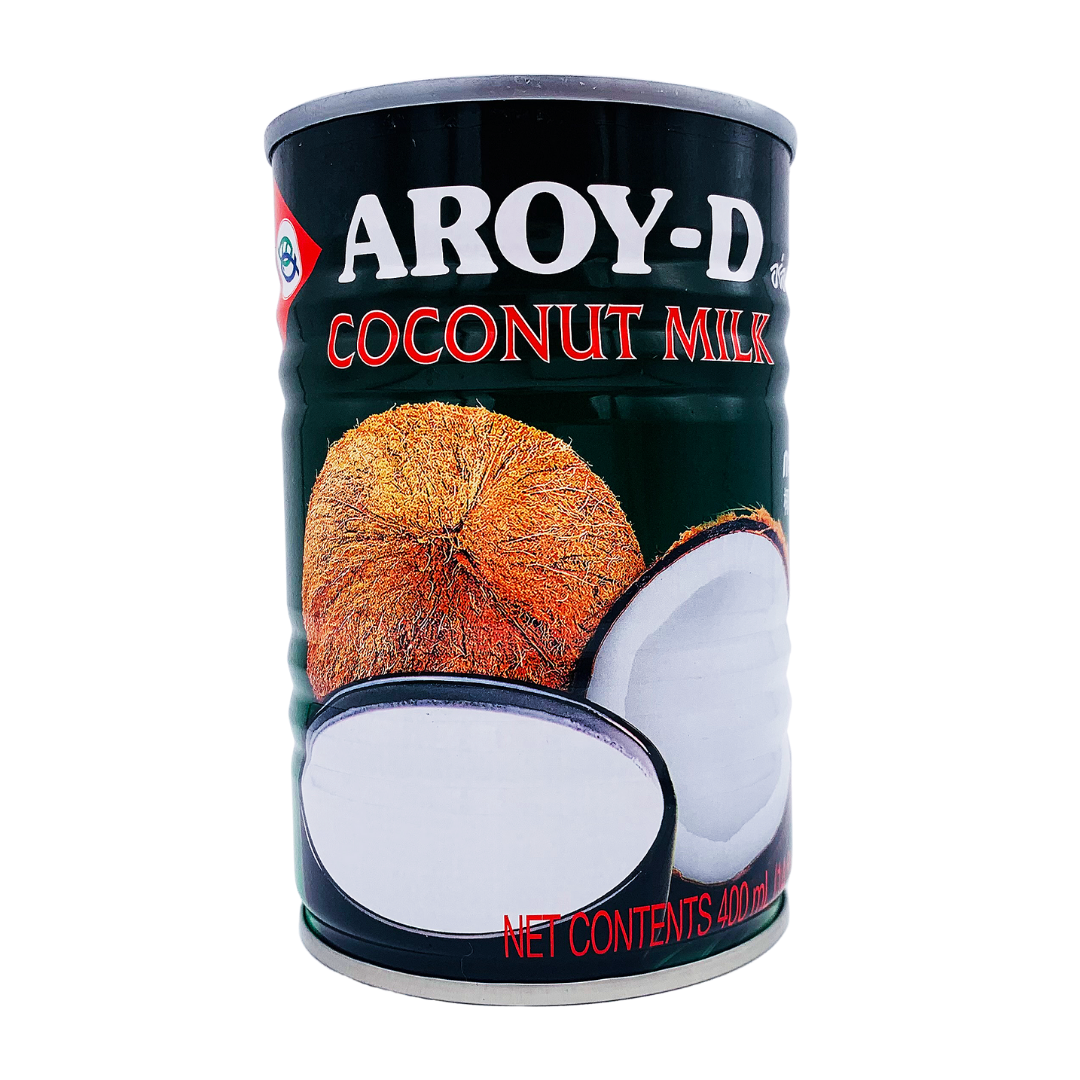 Case of 24 cans of Thai Coconut Milk 400ml Can by Aroy-D