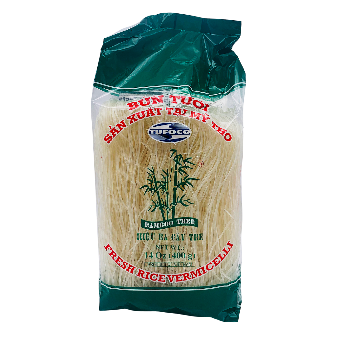 Vietnamese Fine Rice Vermicelli White 340g by Bamboo Tree