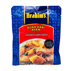 Chicken Curry Sauce Kuah Kari Ayam 180g by Brahims