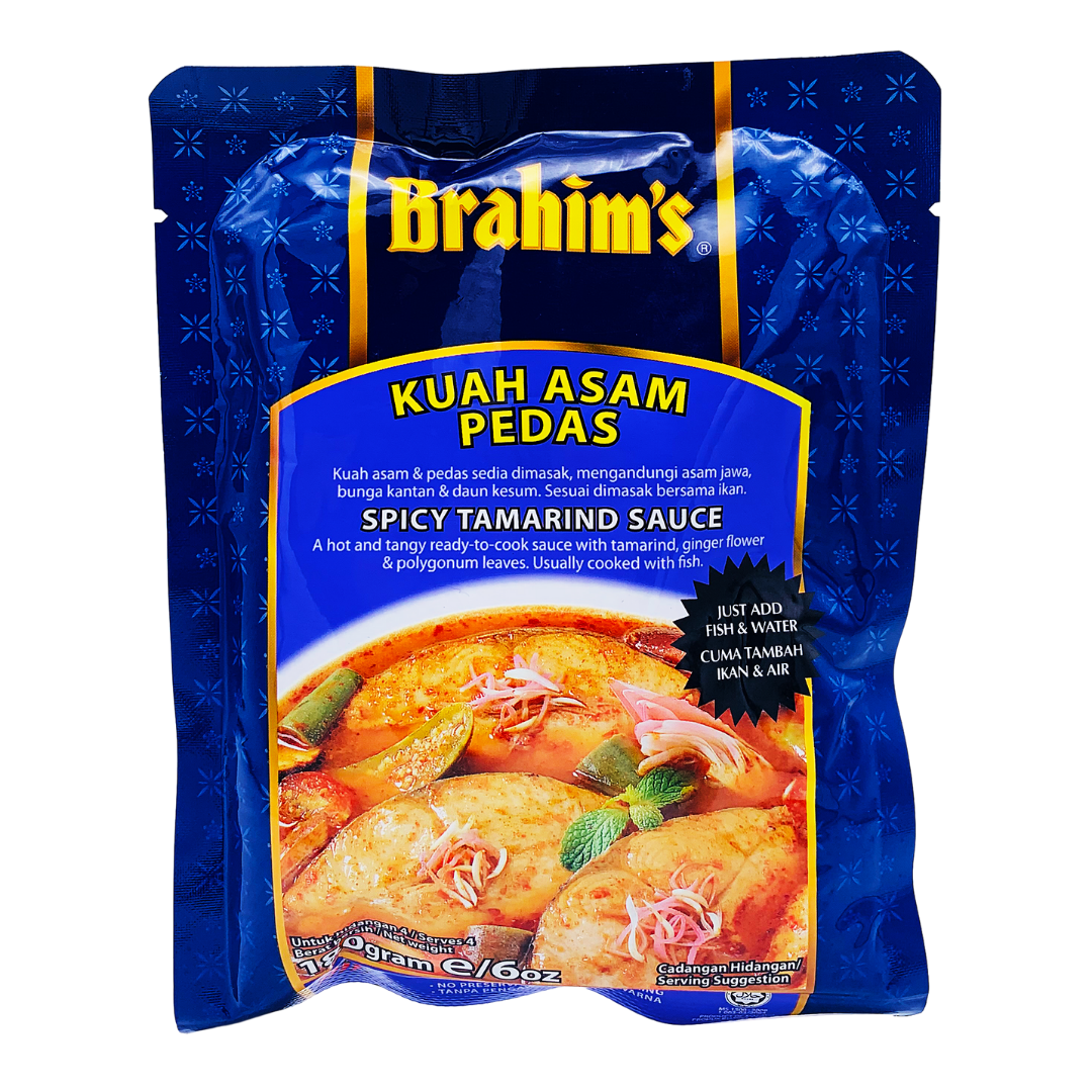 Spicy Tamarind Sauce Kuah Asam Pedas 180g by Brahims