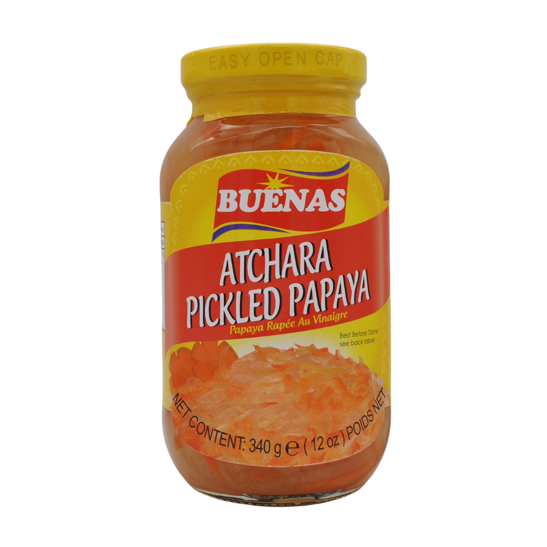 Pickled Papaya (Grated) 340g Jar by Buenas