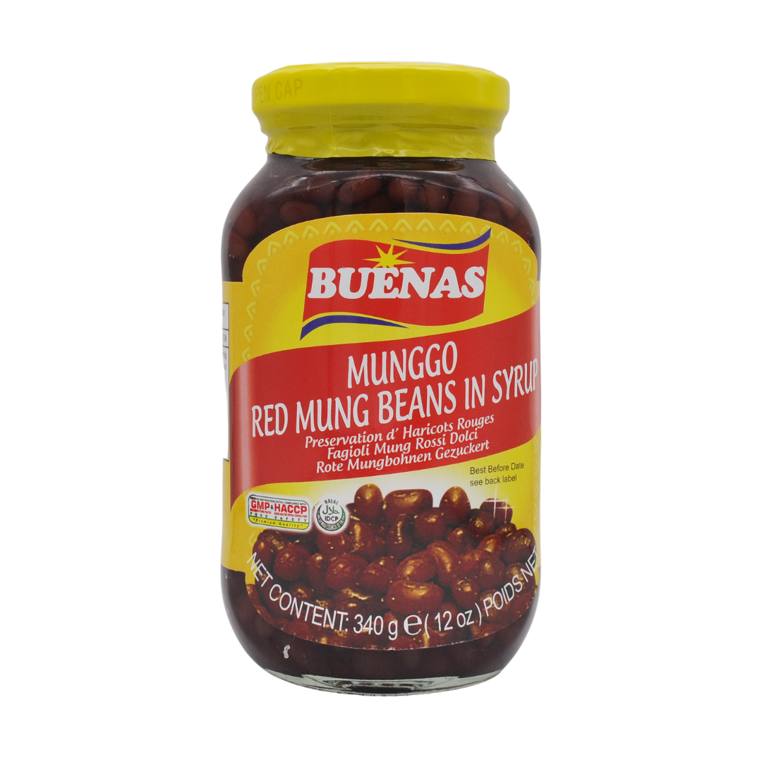 Sweet Red Beans 340g Jar by Buenas