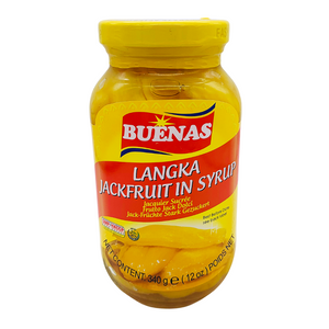 Langka Jackfruit in Syrup 340g Jar by Buenas