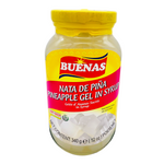 Pineapple Gel in Syrup 340g Jar by Buenas