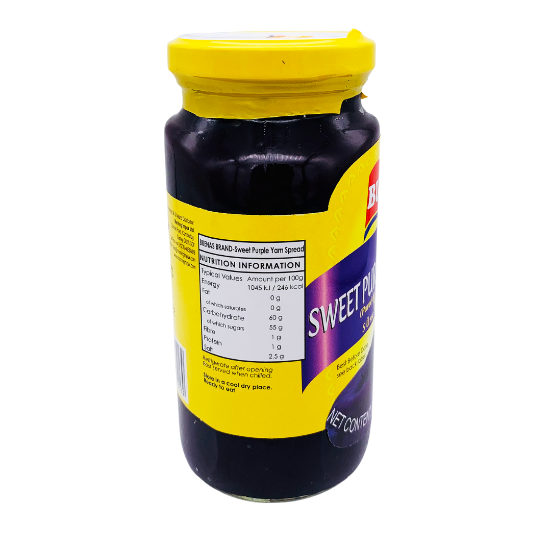 Purple Yam Spread Ube 340g Jar by Buenas