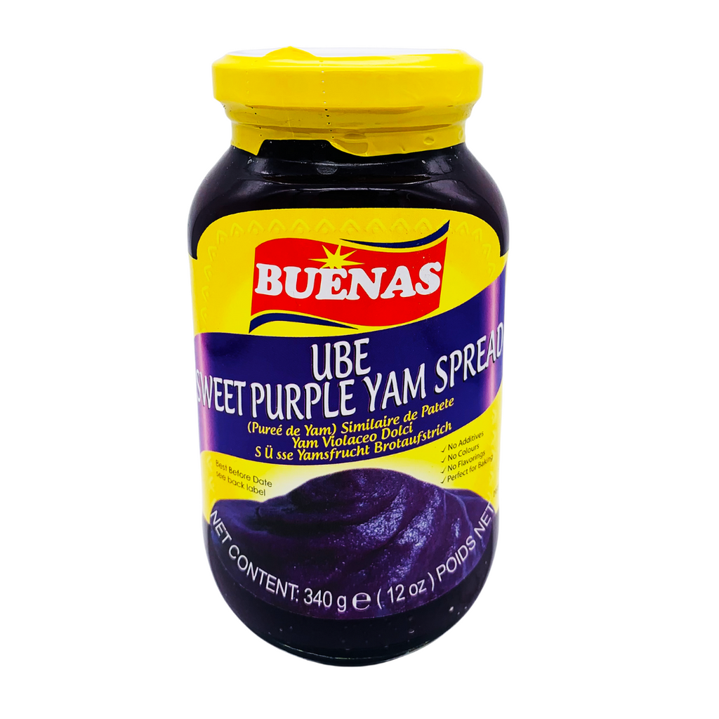 Purple Yam Spread Ube 340g Jar by Buenas