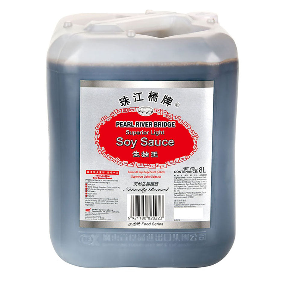 Superior Light Soy Sauce 8L (10kgs) by Pearl River Bridge