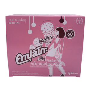 Caplico Stick Mini Strawberry Flavoured 11g * 12 packs by Glico