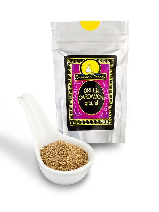 Ground Green Cardamom 38g by Seasoned Pioneers
