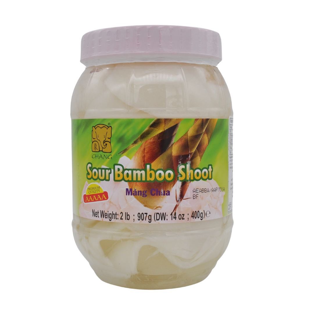 Thai bamboo shoot (jar) sour sliced 907g by Chang