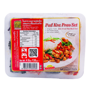 Frozen Thai Basil Set Pad Kra Prao 138g by Chang
