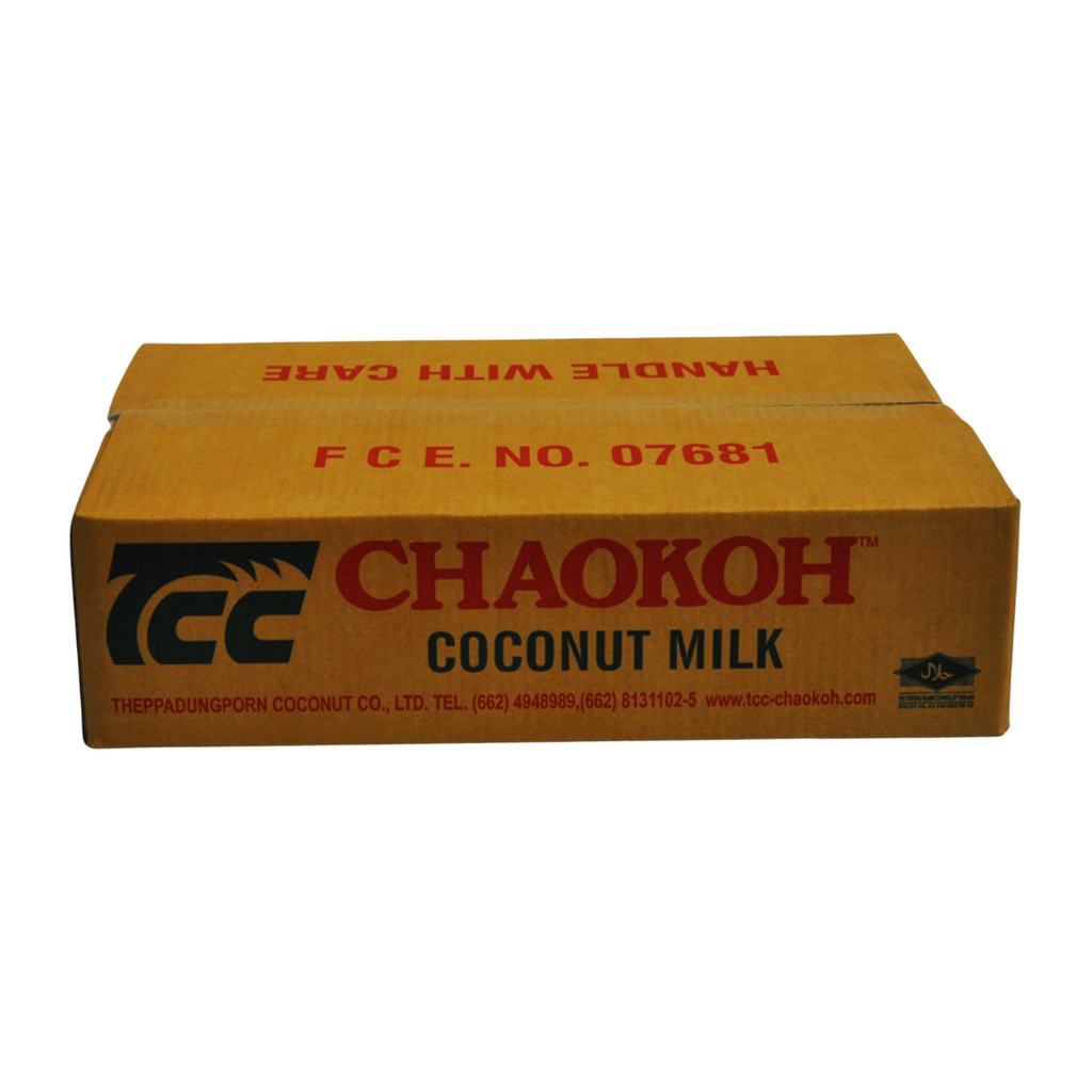 Case of 24 cans of Thai Coconut Milk 400ml Can by Chaokoh