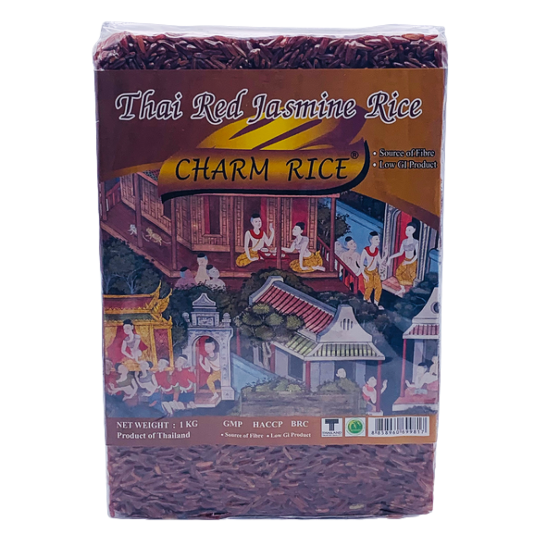 Thai Red Jasmine Rice 1kg by Charm