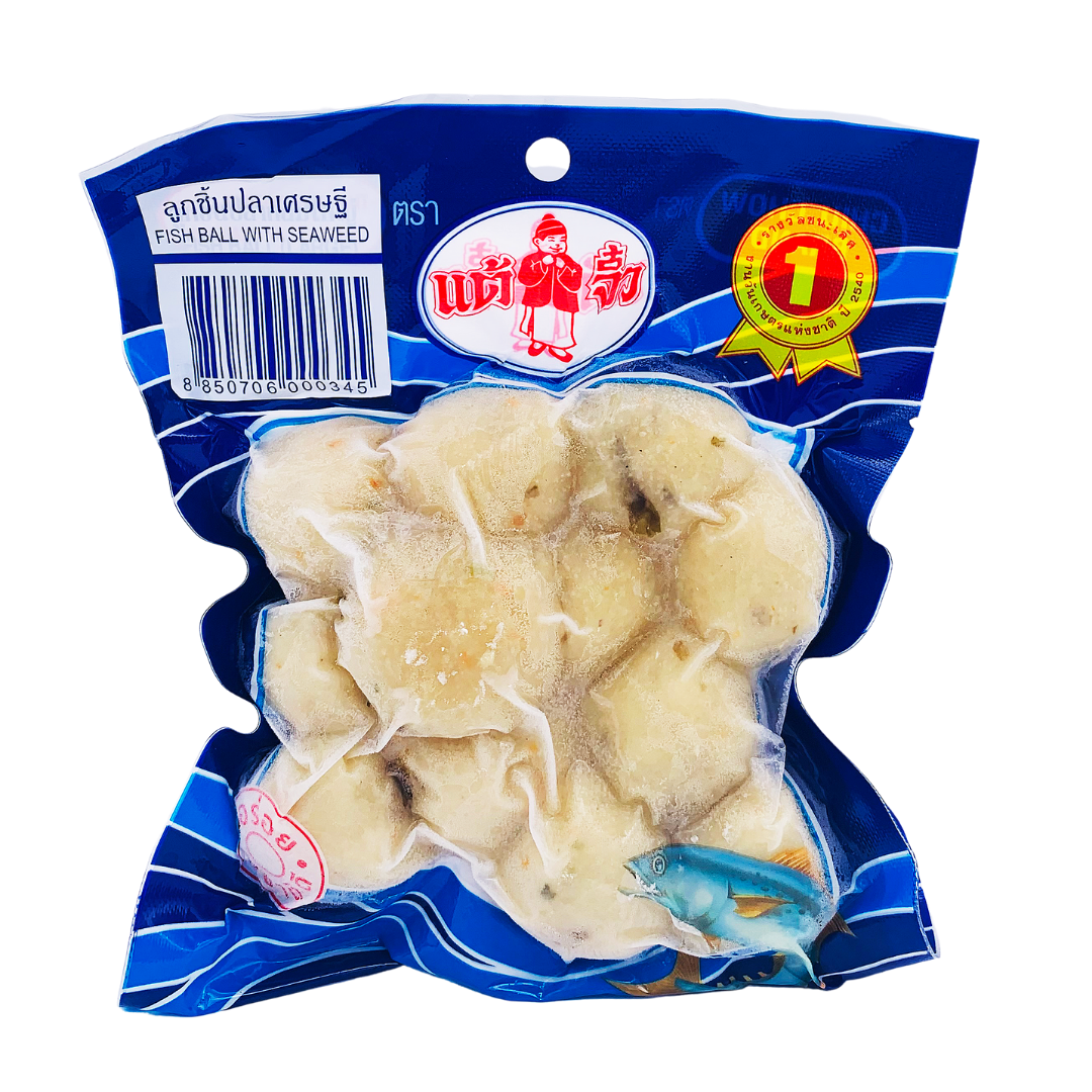 Frozen Fish Balls with Seaweed 200g by Chiu Chow Brand Thai Food