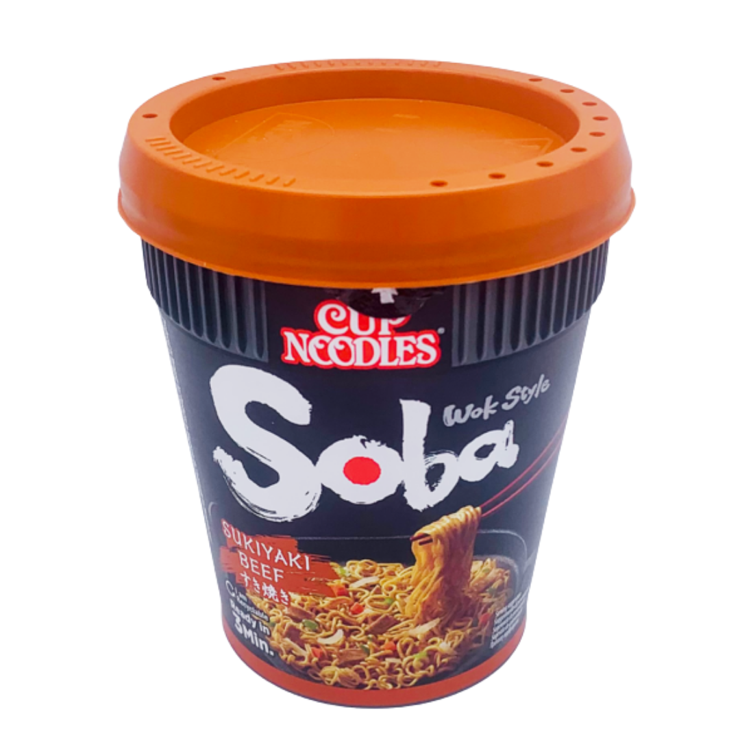 CUP NOODLES™ Soba Sukiyaki Beef with Yakisoba Sauce 89g by Nissin