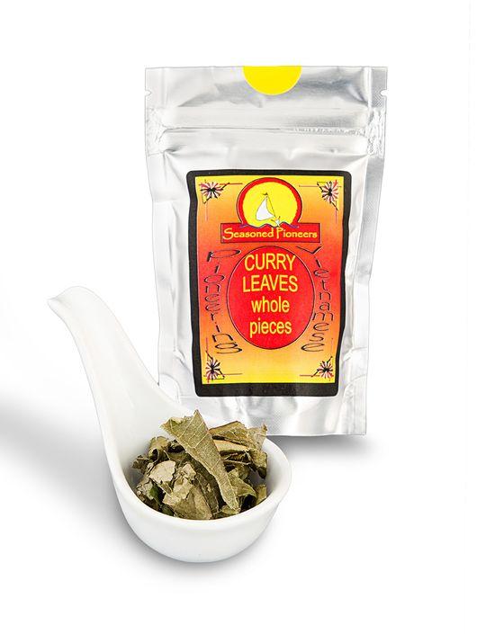 Curry Leaves Whole Pieces 6g by Seasoned Pioneers