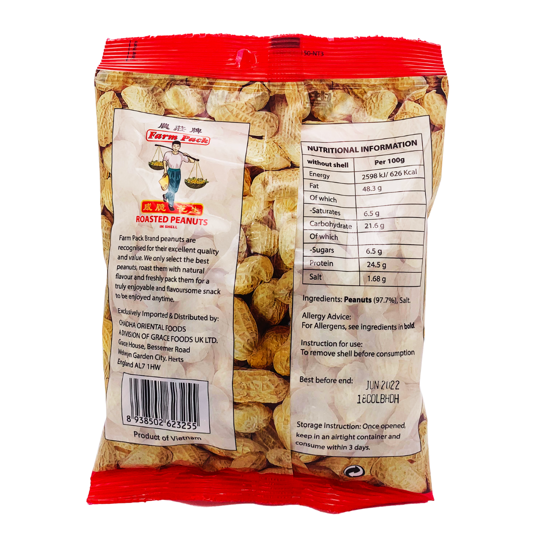 Roasted Peanuts 150g by Farm Pack