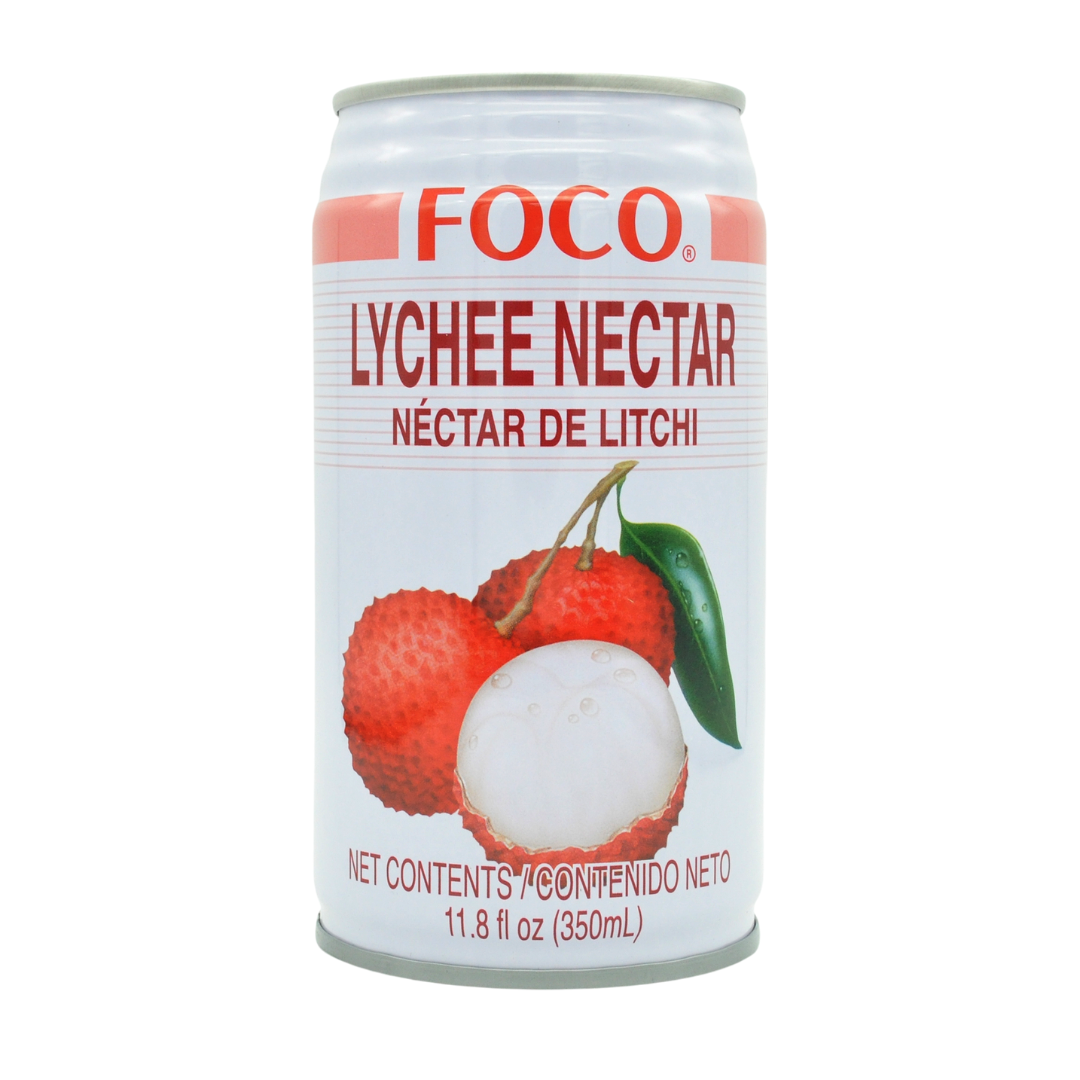 Thai Lychee Nectar Drink (350ml) by Foco – Thai Food Online (authentic ...