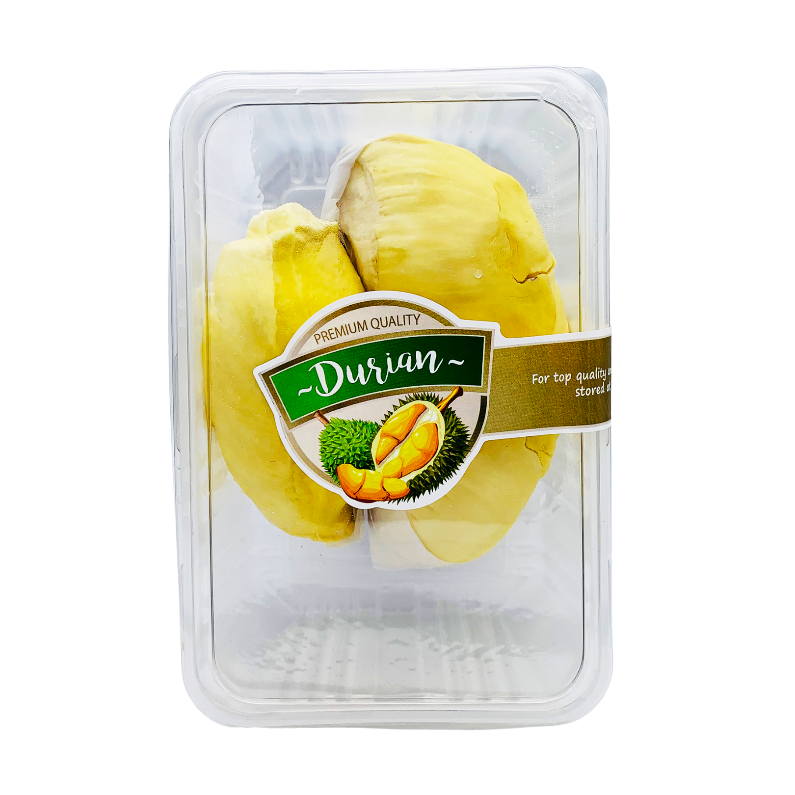 Fresh Thai Durian Monthong Fruit 400g Pre Packed - Imported from Thailand