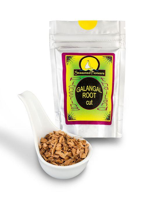 Dried Cut Galangal Root 19g by Seasoned Pioneers – Thai Food Online ...