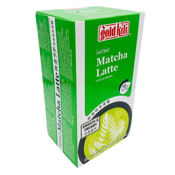 Gold Kili Matcha Latte Instantgetränk – 10 Beutel à 25g, Insgesamt 250g, Leckerer Matcha-Tee Als Pulver