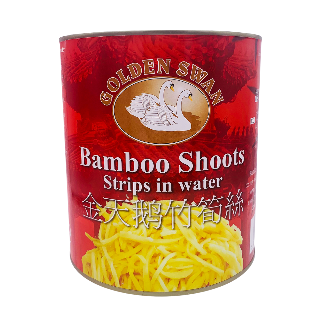 6 x 3kgs (18kgs) Bamboo Shoot Strips in Water by Golden Swan