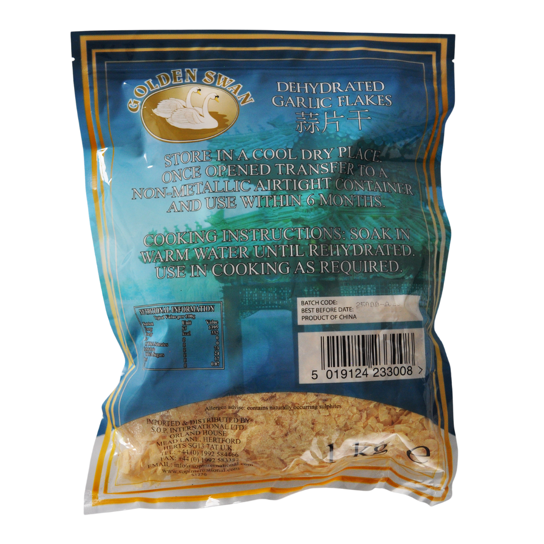 Dehydrated Garlic Flakes 1kg by Golden Swan