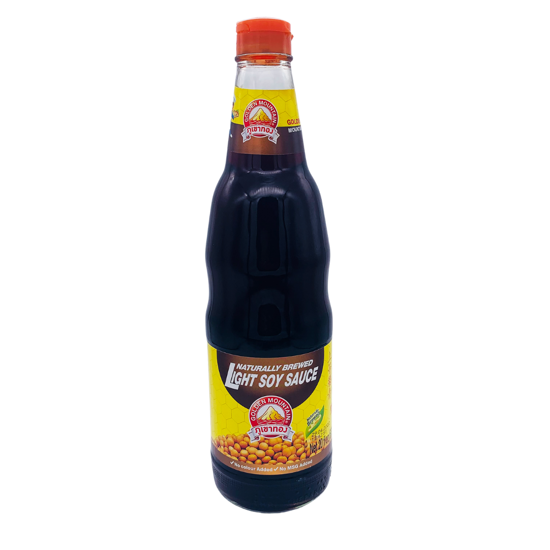Naturally Brewed Light Soy Sauce 600ml by Golden Mountain
