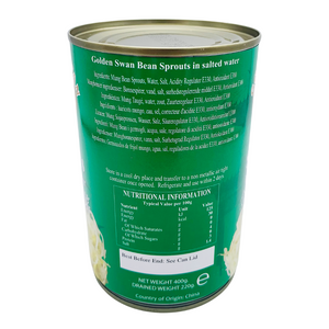 Bean Sprouts  in Salted Water/ beansprouts 400g Can Tinned Vegetables by Golden Swan