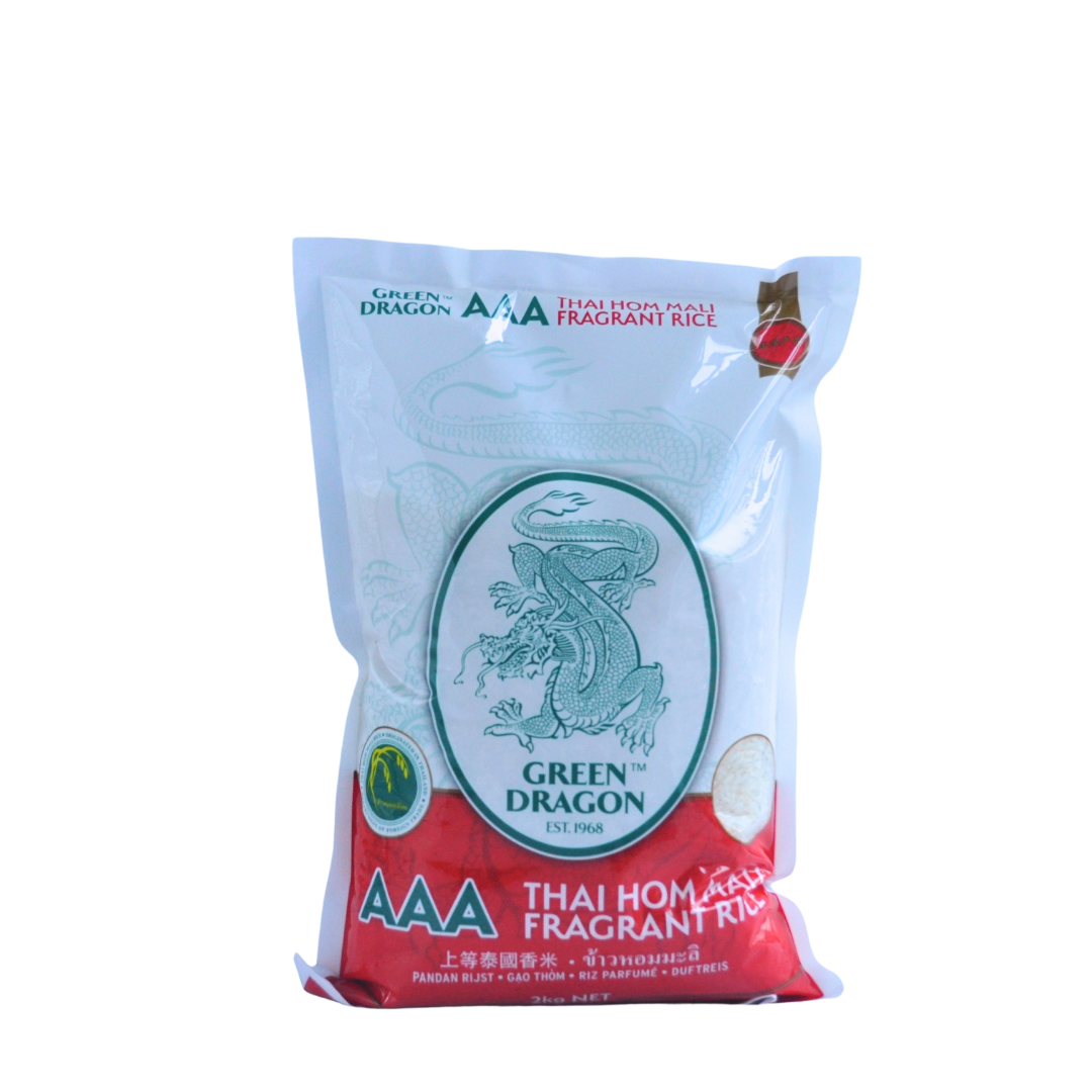 Thai Fragrant Rice 2kg by Green Dragon – Thai Food Online (authentic ...
