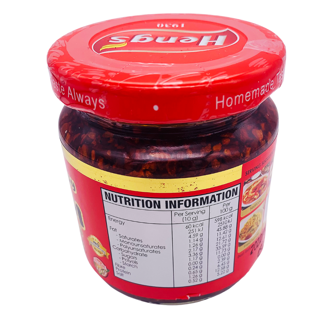 Crispy Fish Chilli in Oil 180g by Heng's