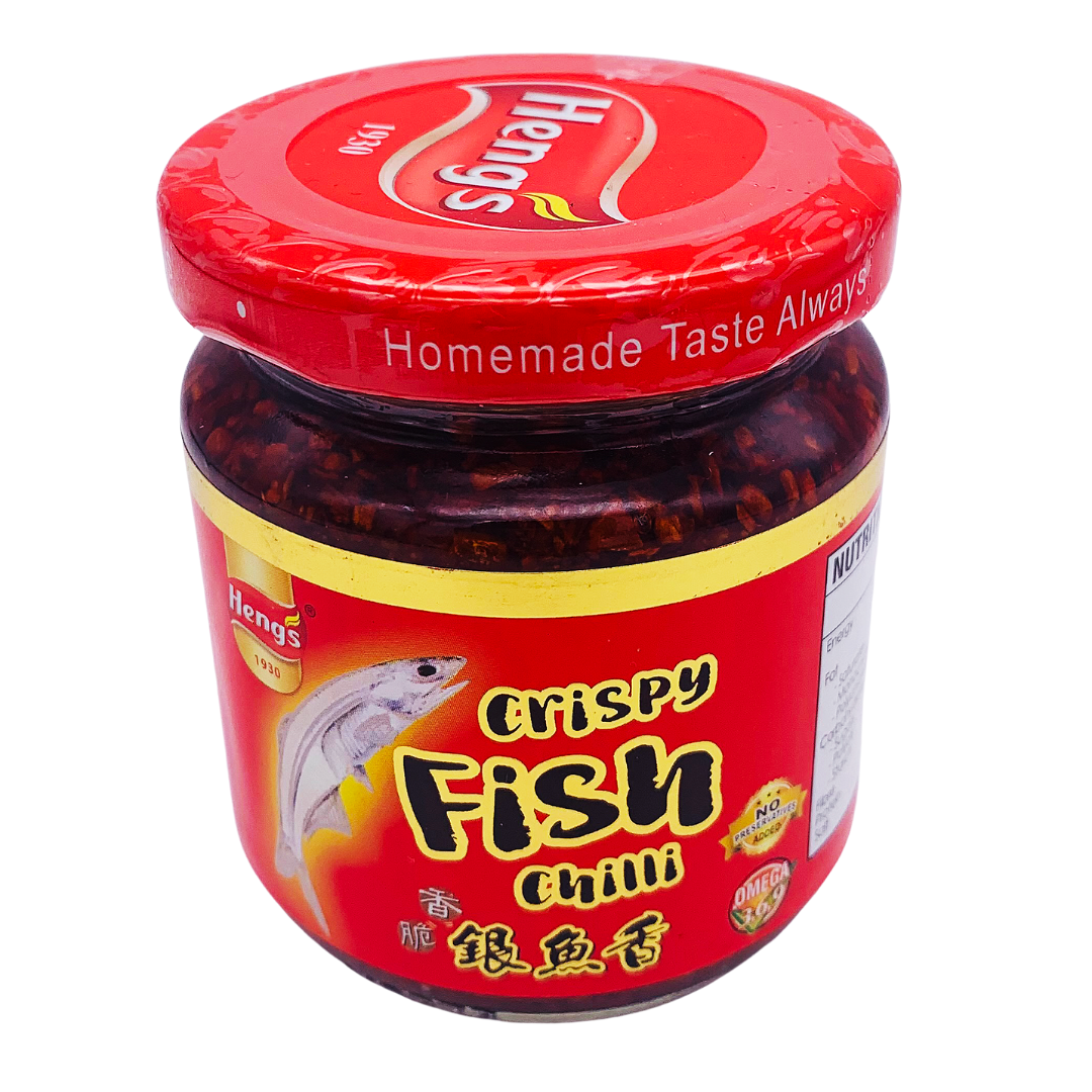 Crispy Fish Chilli in Oil 180g by Heng's – Thai Food Online (authentic ...