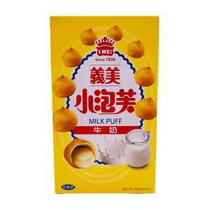 Milk Puffs Milk Flavour Snack 57g by Imei