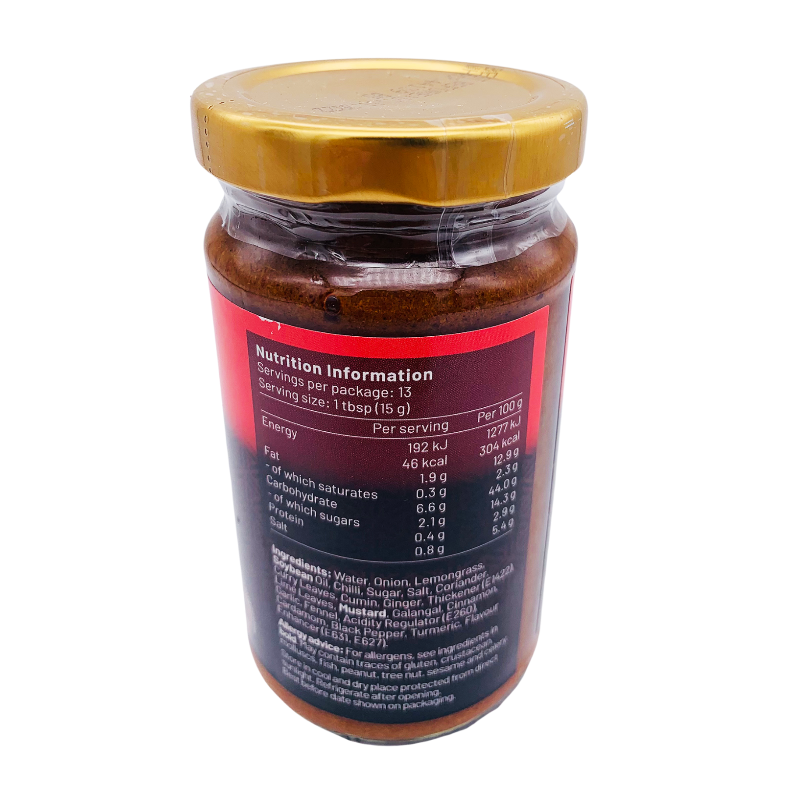 Indonesian Rendang Curry Paste 195g by Woh Hup