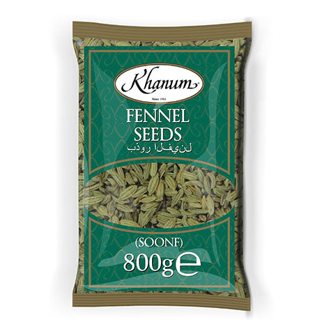 Fennel Seeds (Soonf) 800g by Khanum