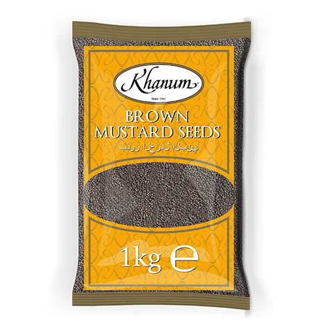 Brown Mustard Seeds 1kg by Khanum